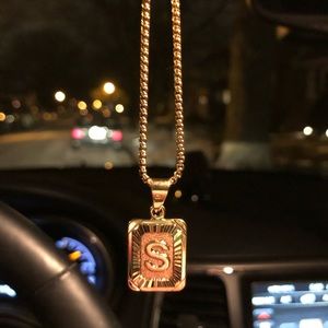 NEW “S” Initial Name Necklace 18k GOLD FILLED